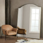 Jacques Floor Mirror - Antique Brass