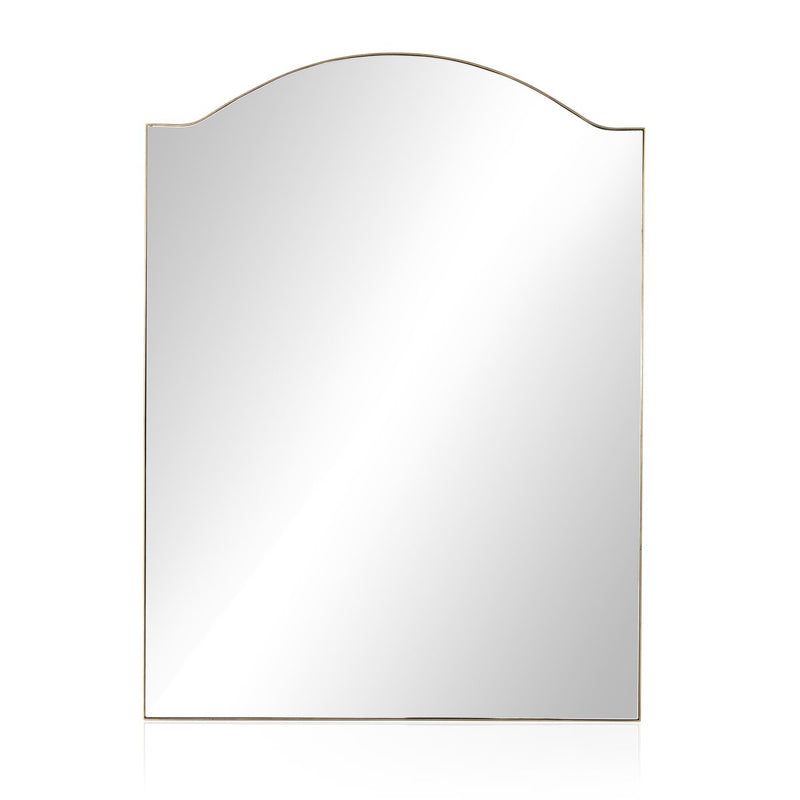 Jacques Floor Mirror - Antique Brass