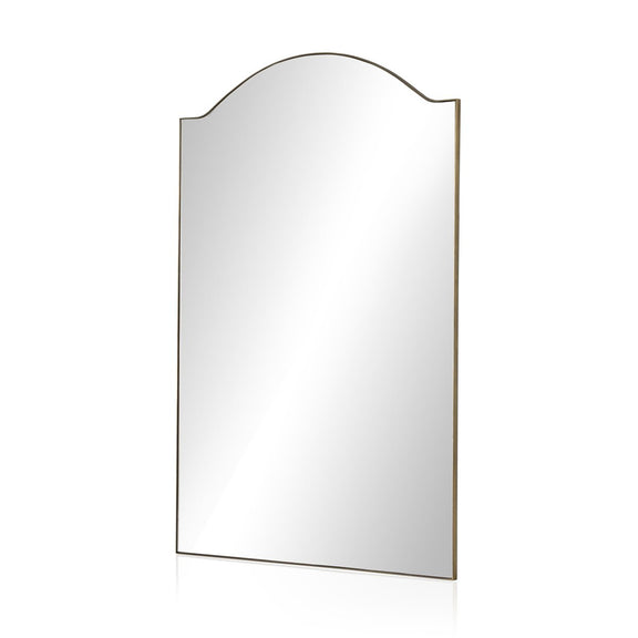 Jacques Floor Mirror - Antique Brass