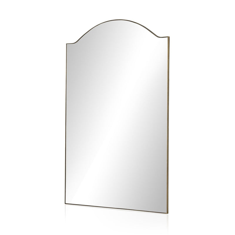 Jacques Floor Mirror - Antique Brass