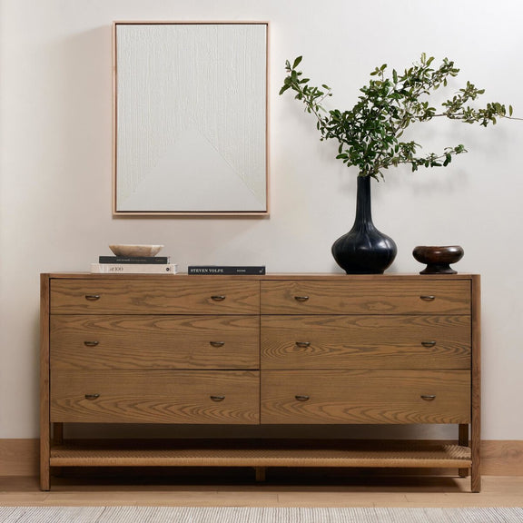 Zuma 6 Drawer Dresser - Dune Ash