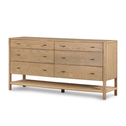 Zuma 6 Drawer Dresser - Dune Ash