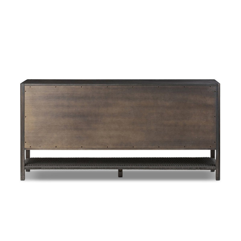 Zuma 6 Drawer Dresser - Smoked Black Ash