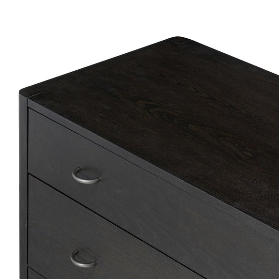 Zuma 6 Drawer Dresser - Smoked Black Ash