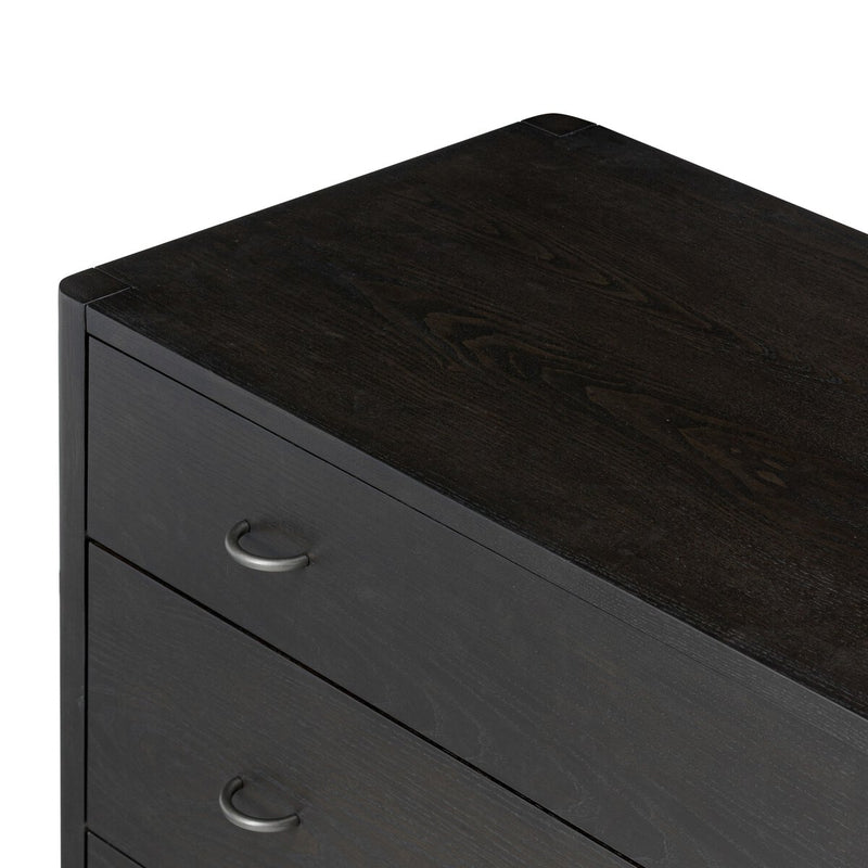 Zuma 6 Drawer Dresser - Smoked Black Ash