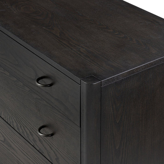 Zuma 6 Drawer Dresser - Smoked Black Ash