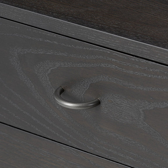Zuma 6 Drawer Dresser - Smoked Black Ash