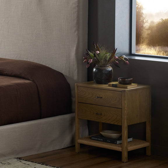 Zuma Nightstand - Dune Ash