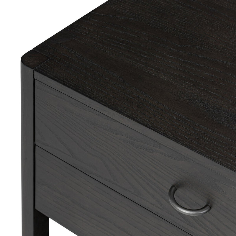 Zuma Nightstand - Smoked Black Ash