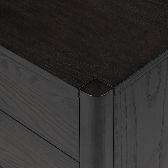 Zuma Nightstand - Smoked Black Ash