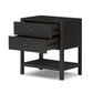 Zuma Nightstand - Smoked Black Ash