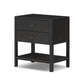 Zuma Nightstand - Smoked Black Ash