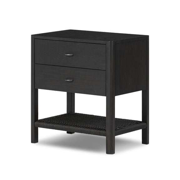 Zuma Nightstand - Smoked Black Ash