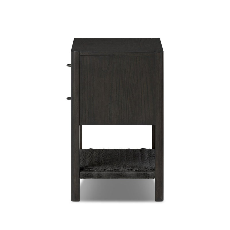 Zuma Nightstand - Smoked Black Ash