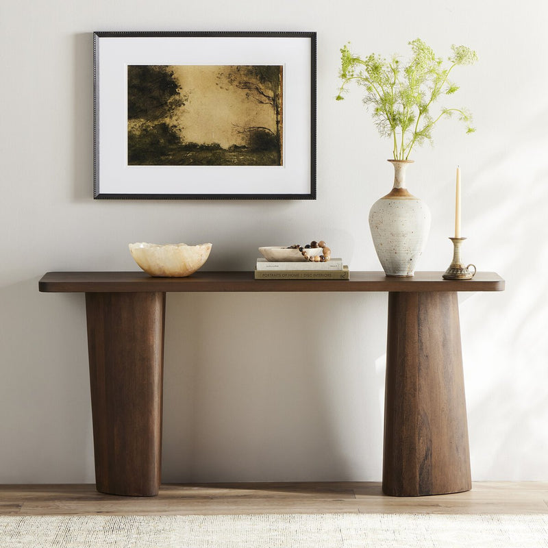 Myla Console Table - Aged Brown