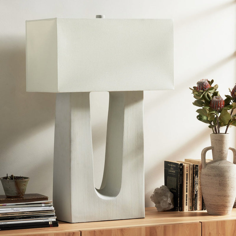 Cuit Table Lamp - Matte White