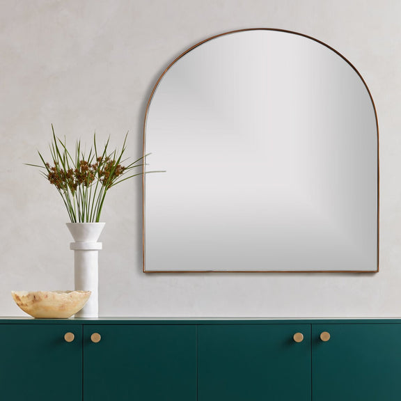 Georgina Wide Mirror - Polished Brass