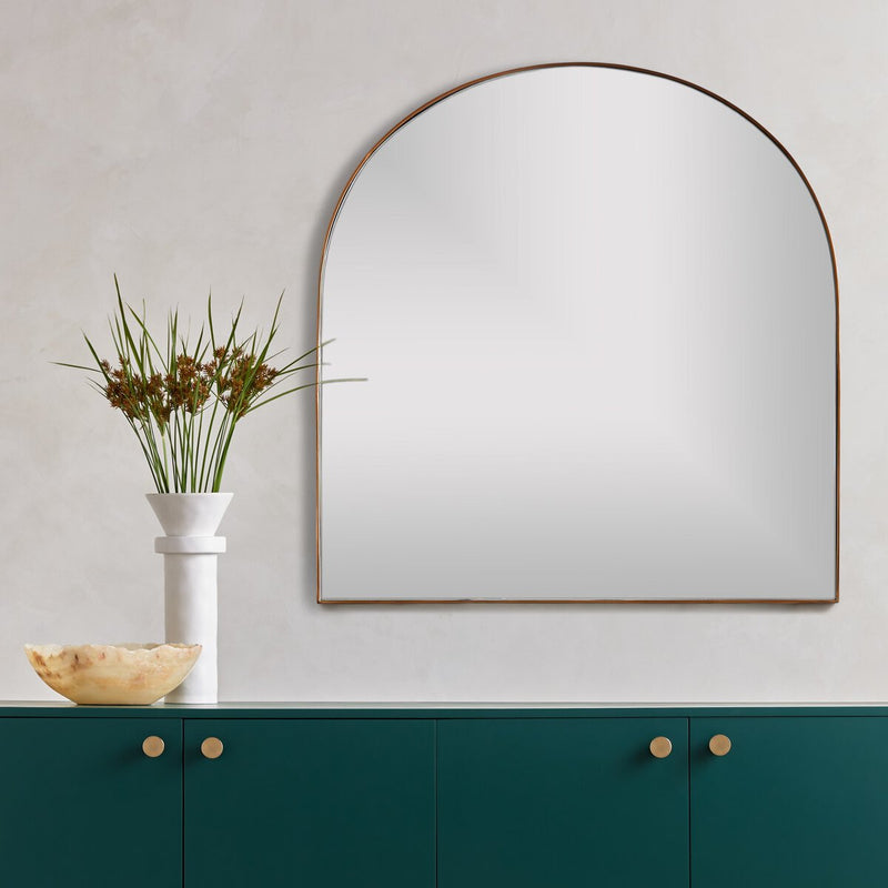 Georgina Wide Mirror - Polished Brass