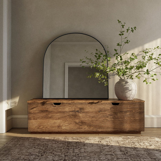 Georgina Wide Mirror - Iron Matte Black