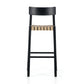 Heisler Bar + Counter Stool - Almond Leather Blend