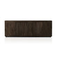 Abaso Sideboard - Ebony Rustic Wormwood Oak