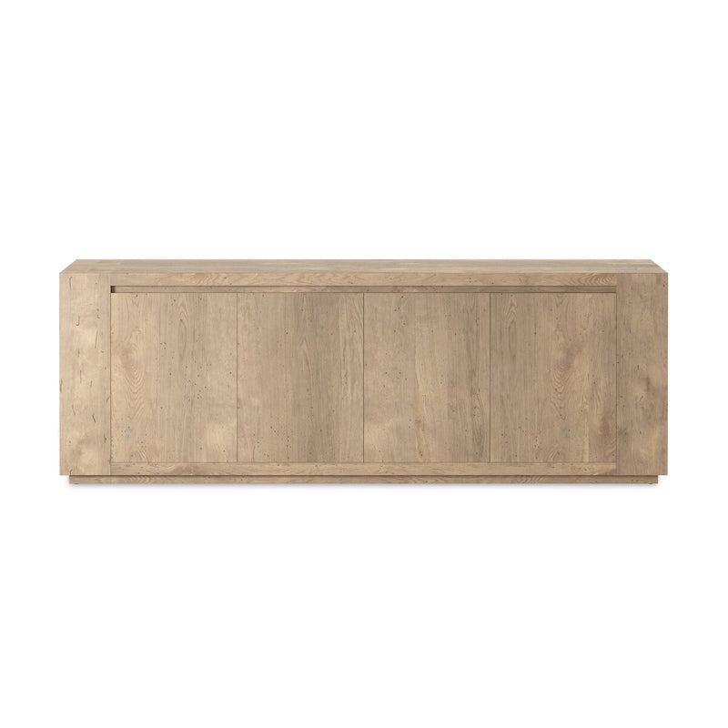 Abaso Sideboard - Whitewash Rustic Wormwood Oak