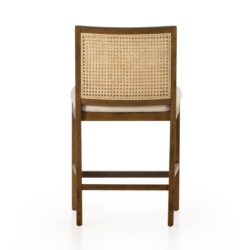 Antonia Cane Armless Bar + Counter Stool