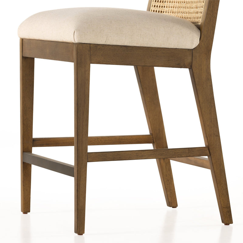 Antonia Cane Armless Bar + Counter Stool