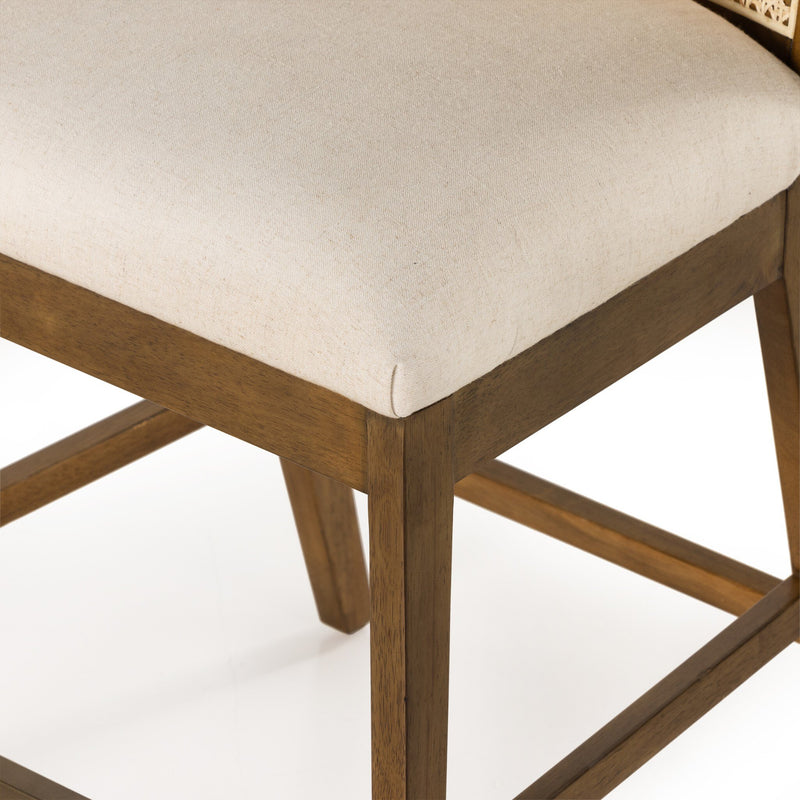 Antonia Cane Armless Bar + Counter Stool