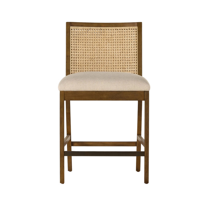 Antonia Cane Armless Bar + Counter Stool