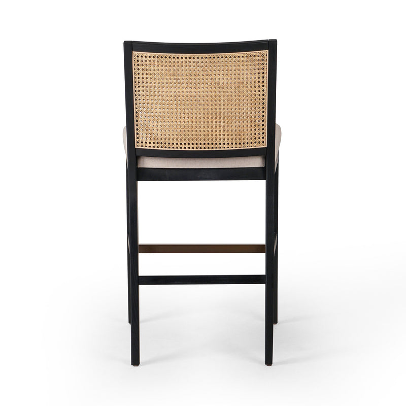 Antonia Cane Armless Bar + Counter Stool