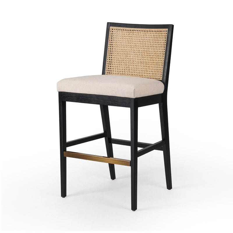 Antonia Cane Armless Bar + Counter Stool