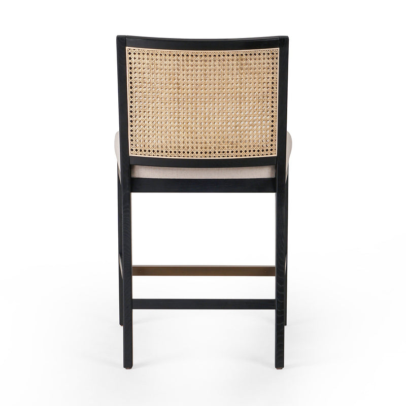 Antonia Cane Armless Bar + Counter Stool