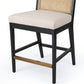 Antonia Cane Armless Bar + Counter Stool
