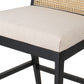 Antonia Cane Armless Bar + Counter Stool