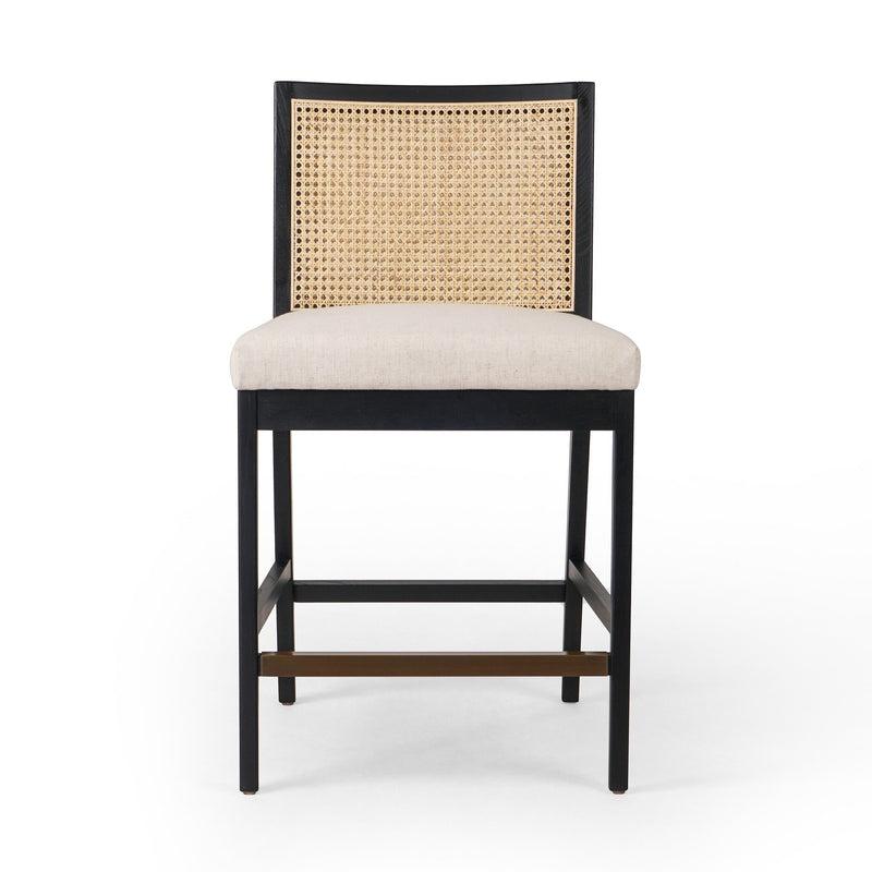 Antonia Cane Armless Bar + Counter Stool