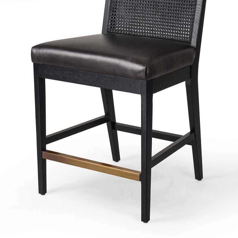 Antonia Cane Armless Bar + Counter Stool
