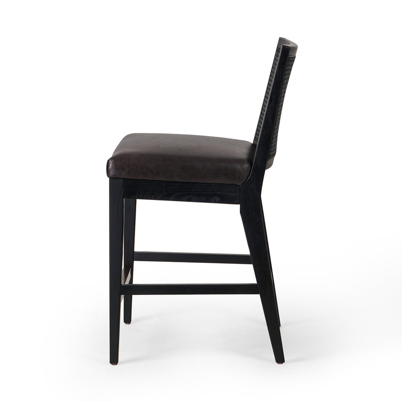 Antonia Cane Armless Bar + Counter Stool