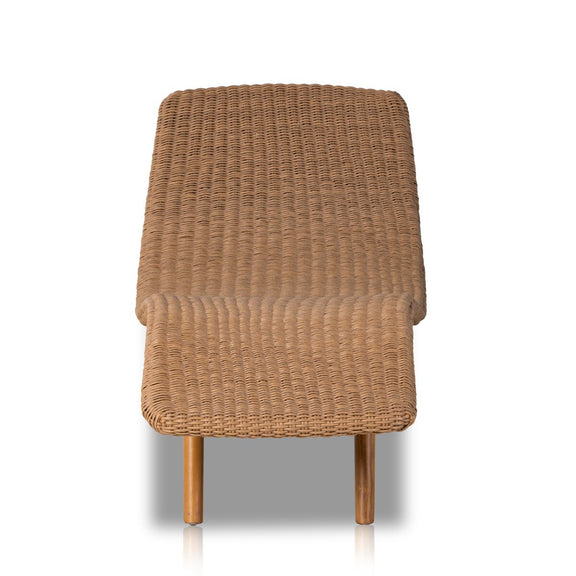 Portia Outdoor Chaise - Vintage Natural