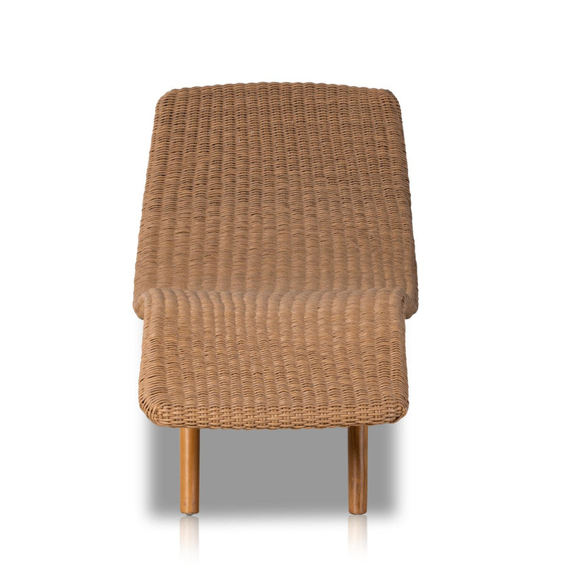 Portia Outdoor Chaise - Vintage Natural