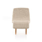 Portia Outdoor Chaise - Vintage White