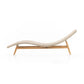 Portia Outdoor Chaise - Vintage White