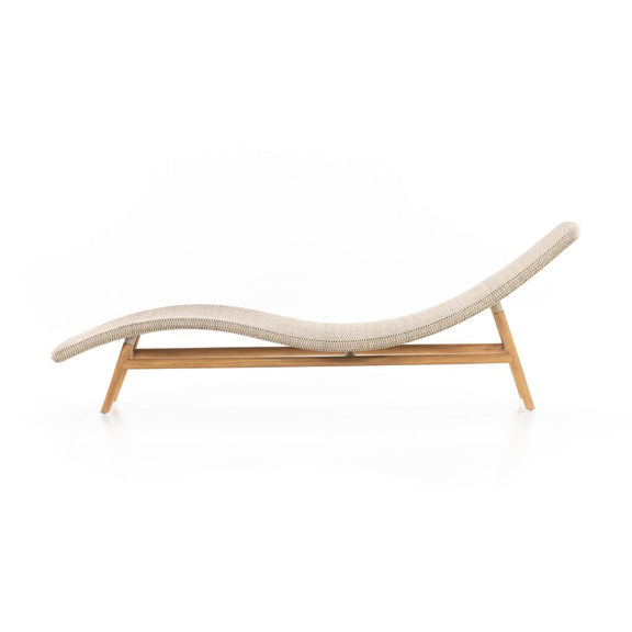 Portia Outdoor Chaise - Vintage White