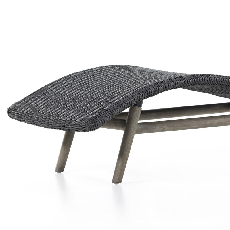 Portia Outdoor Chaise - Vintage Coal
