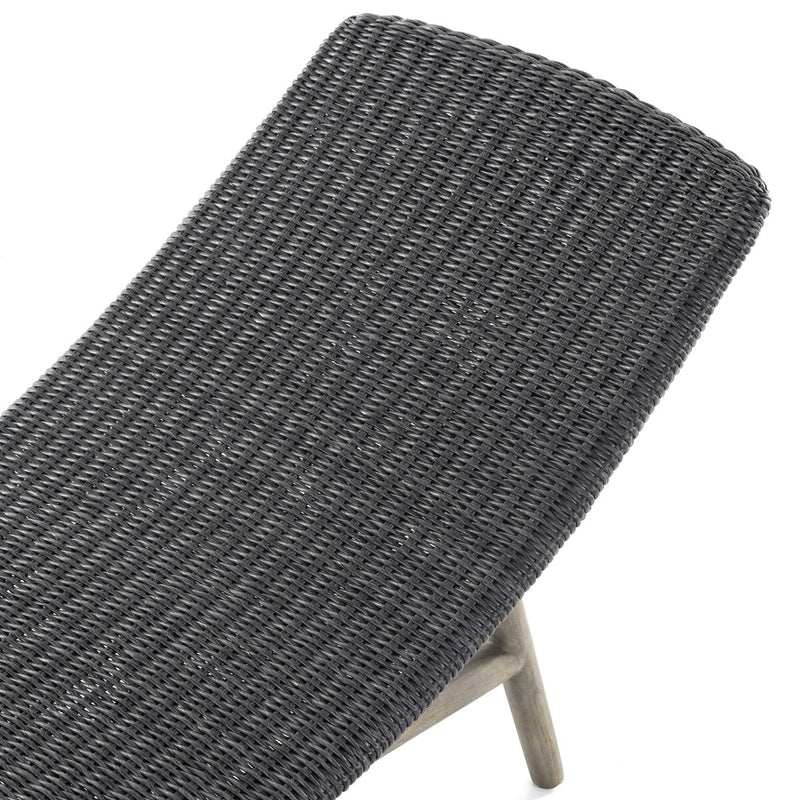 Portia Outdoor Chaise - Vintage Coal
