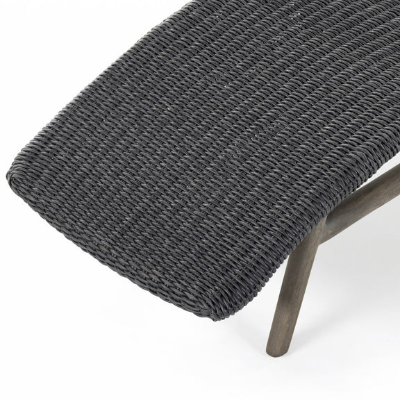 Portia Outdoor Chaise - Vintage Coal