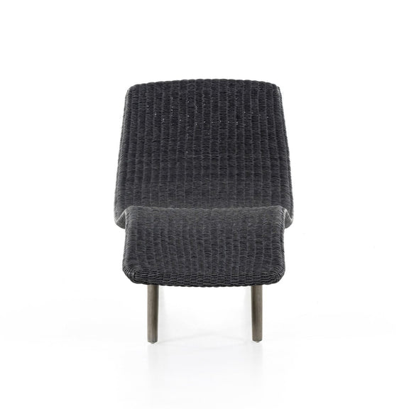 Portia Outdoor Chaise - Vintage Coal