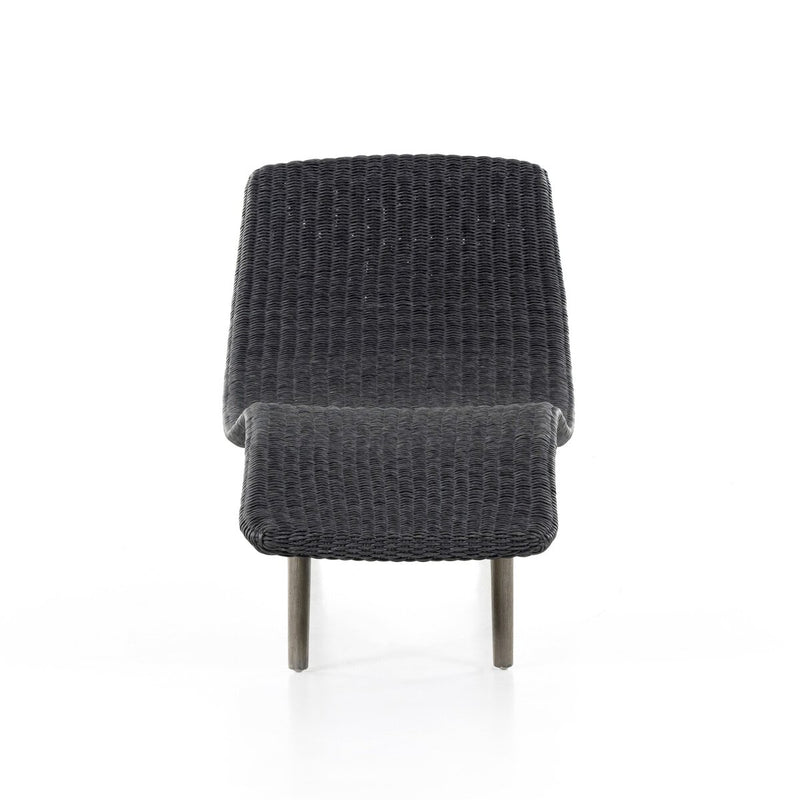 Portia Outdoor Chaise - Vintage Coal