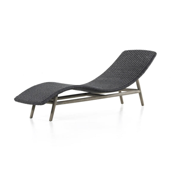 Portia Outdoor Chaise - Vintage Coal
