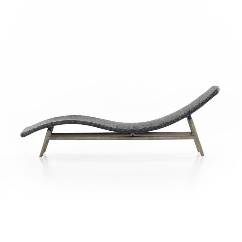 Portia Outdoor Chaise - Vintage Coal